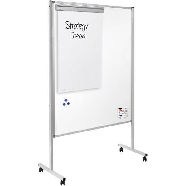 Multiboard XL Whiteboard/Pinboard 120x150cm grau