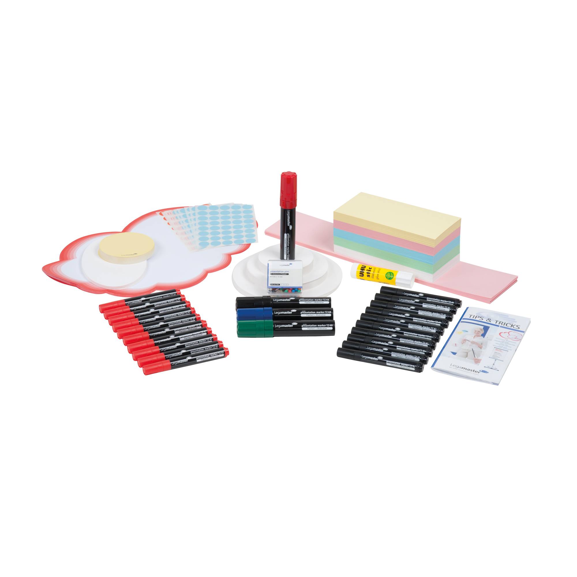 LEGAMASTER Moderationsset 2200-teilig - Zubehörset - Gemischte Farben - FSC mix 70% - 235 mm - 125 mm - 380 mm