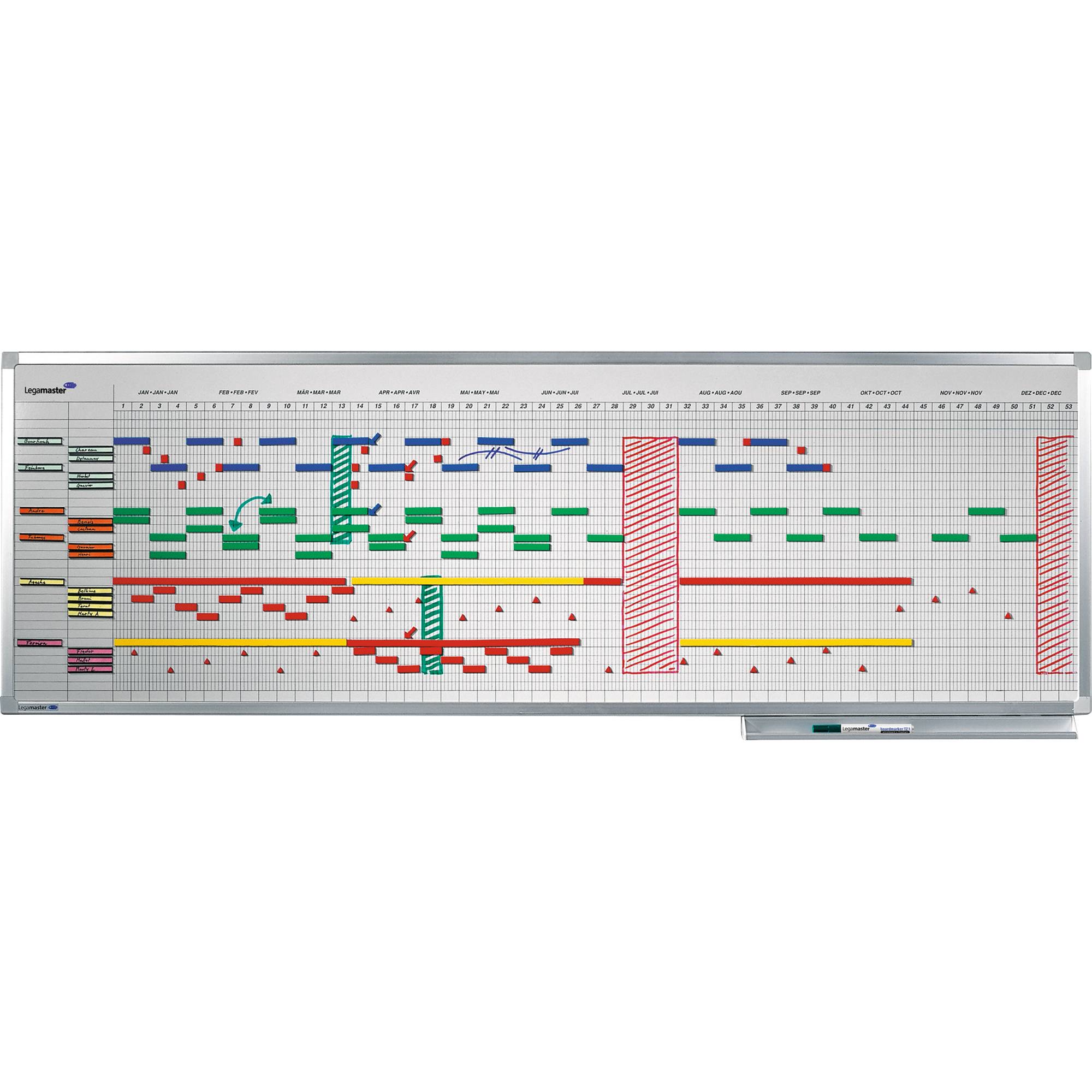 Legamaster Jahresplaner Professional 50x150cm 7-404100 ws