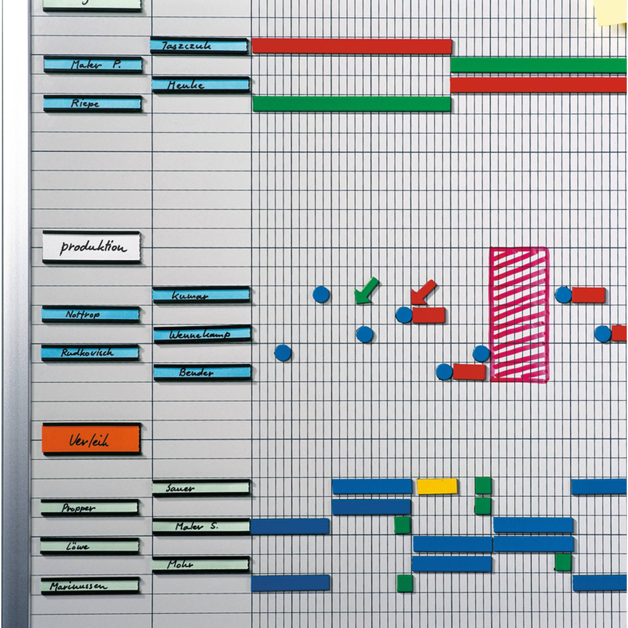 Legamaster Jahrespl. Professional 7-404200 75x150cm 50 Personen ws