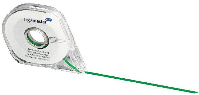 LEGAMASTER Aufteilungsband für Planungstafel 2,5mm x 16m grün - 2,5 m - Grün - 9 cm - 2,5 mm - 16000 mm - 25 g