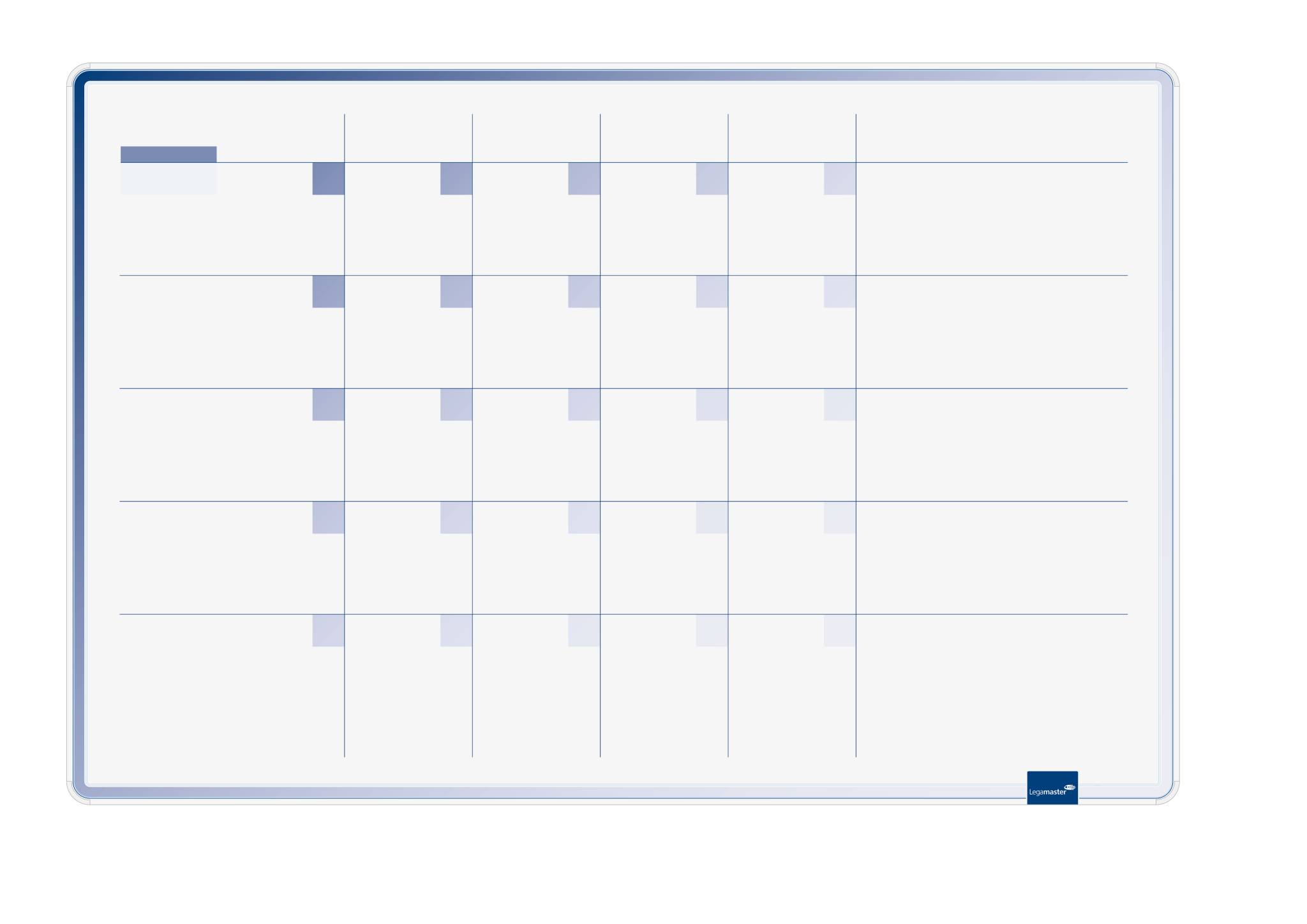 Legamaster Planungstafel Accents Linear Cool - Monat