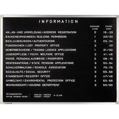 Legamaster Rillentafel PREMIUM 7-600034 30x40cm schwarz