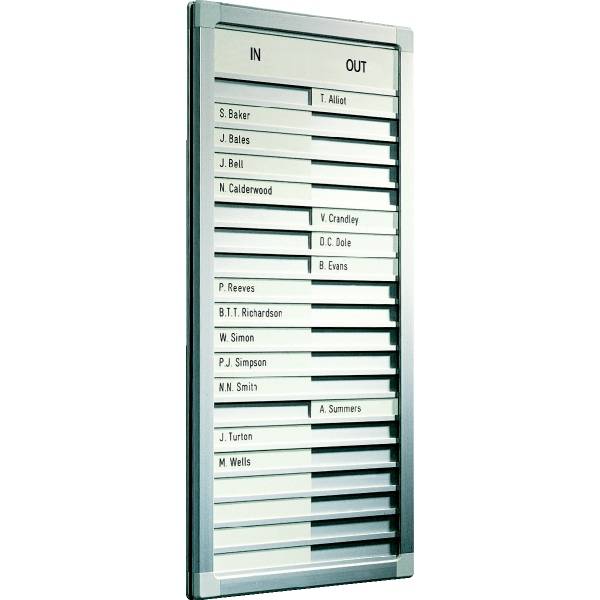 Personal- Projekt-Planungstafel Professional In-and-Outboard 26x54cm
