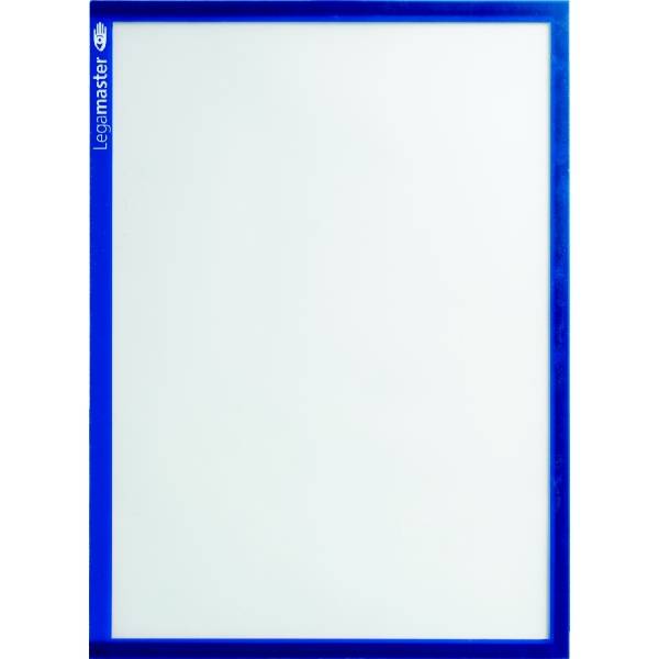 Dokumentenhalter magnetisch A4 blau VE=5 Stück