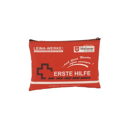 Leina Mobiles Erste-Hilfe-Set, 24-teilig, Nylon, rot