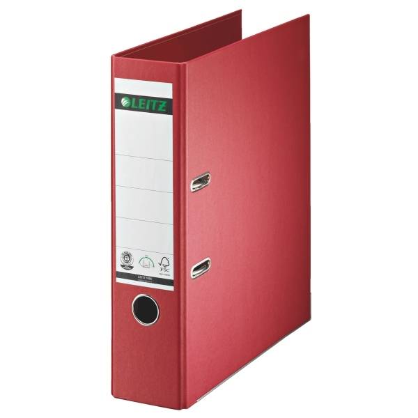 Ordner Pappe A4 180 Grad 80mm rot