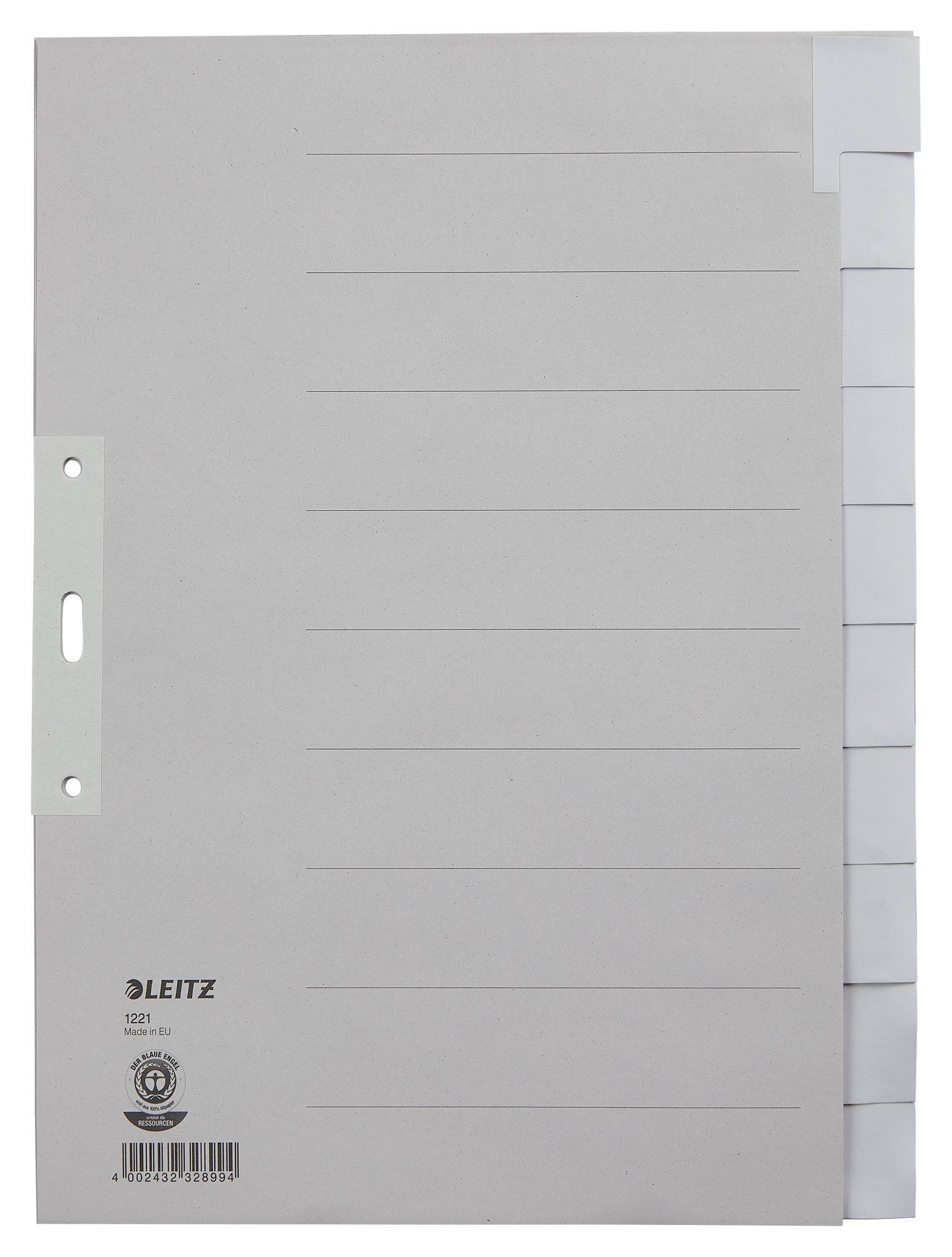 Papierregister Blanko