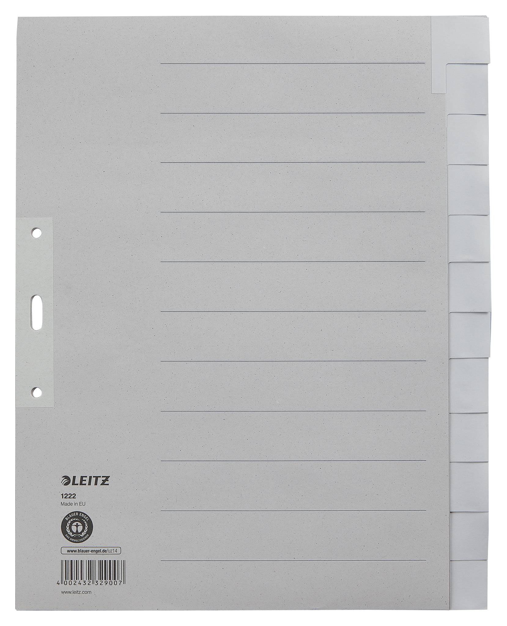 Papierregister Blanko