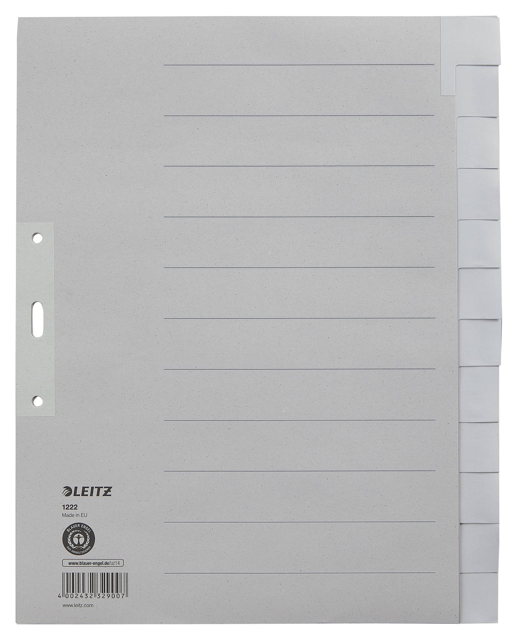 Papierregister Blanko