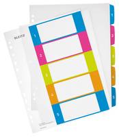 ESSELTE LEITZ - Leitz WOW A4+ - Trennelement - 5 Teile - vorgedruckt: 1-5