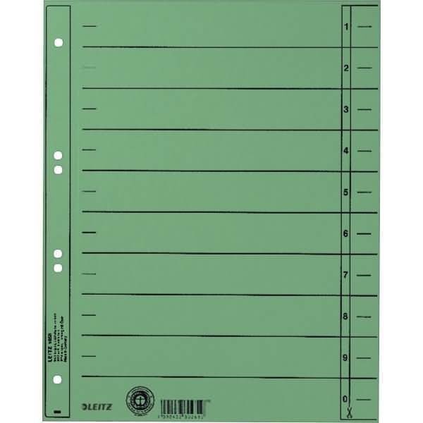 Trennblatt A4 230g Karton grün