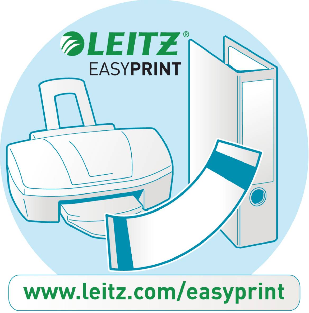 Esselte Leitz Ordneretiketten - grün (Packung mit 100)