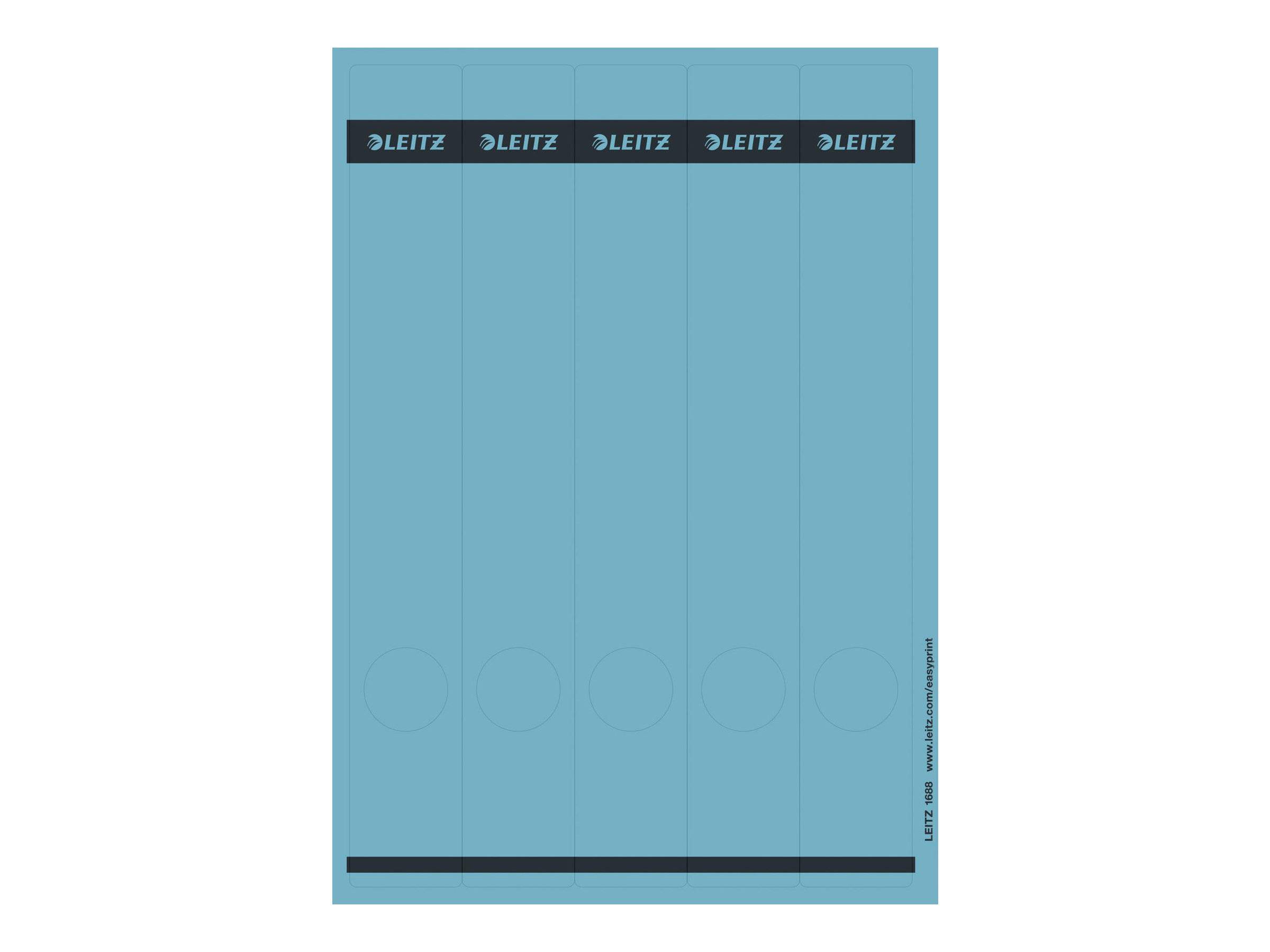 ESSELTE LEITZ - Leitz - Ordneretiketten - Blau (Packung mit 125)