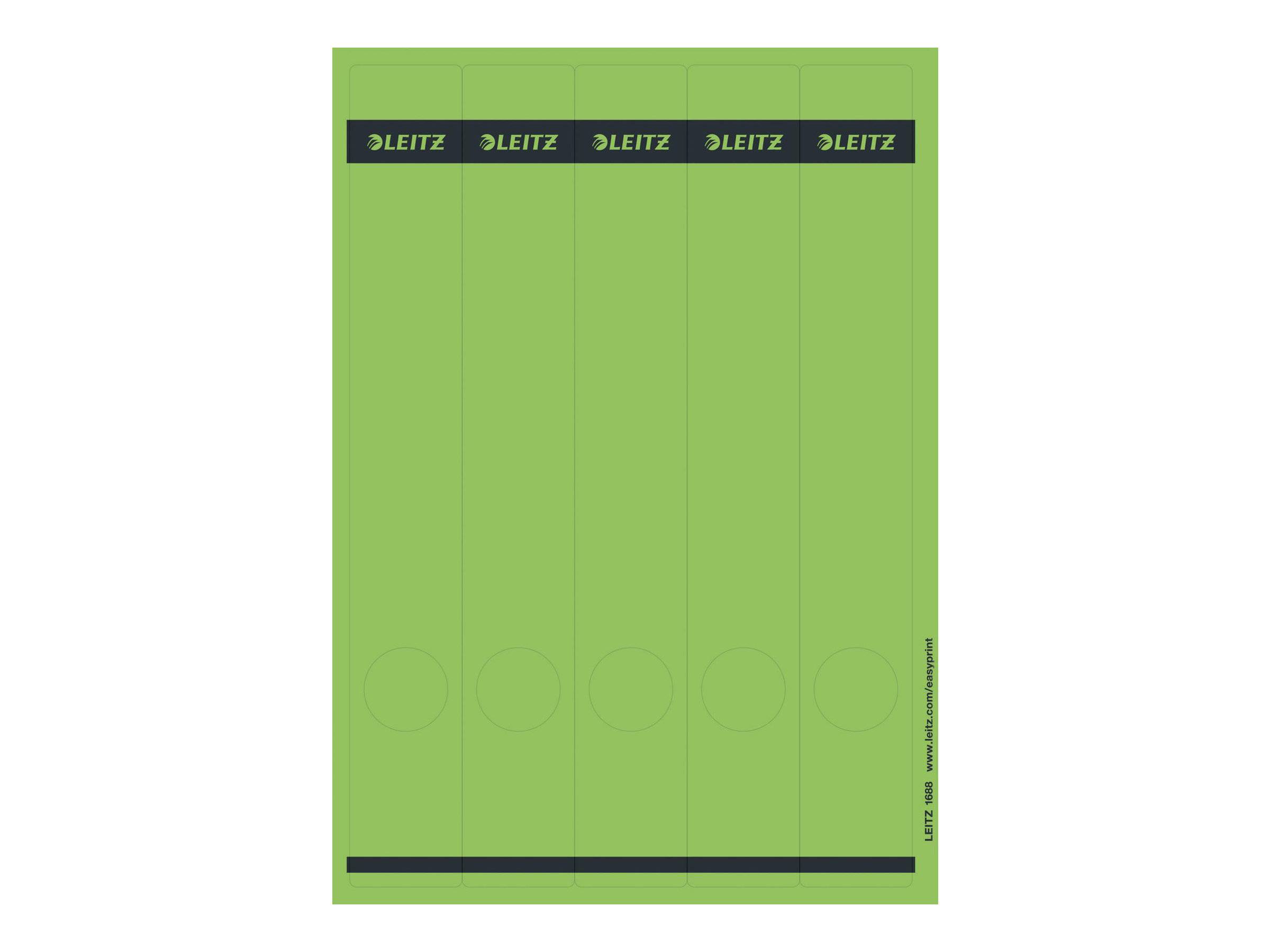ESSELTE LEITZ - Leitz - Ordneretiketten - grün (Packung mit 125)