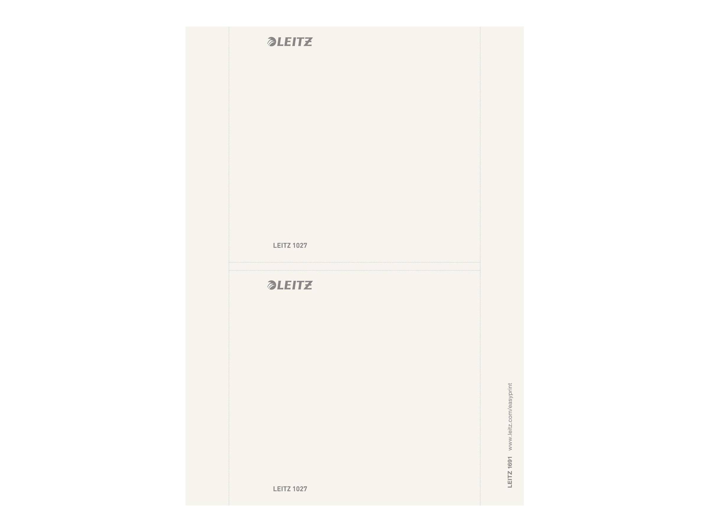 ESSELTE LEITZ - Leitz - Ordneretiketten - Grau (Packung mit 20)