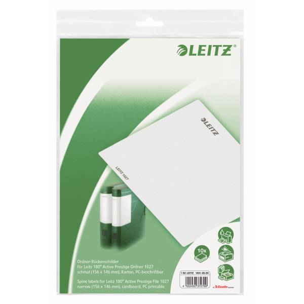 Esselte Leitz Ordneretiketten - Grau (Packung mit 20)