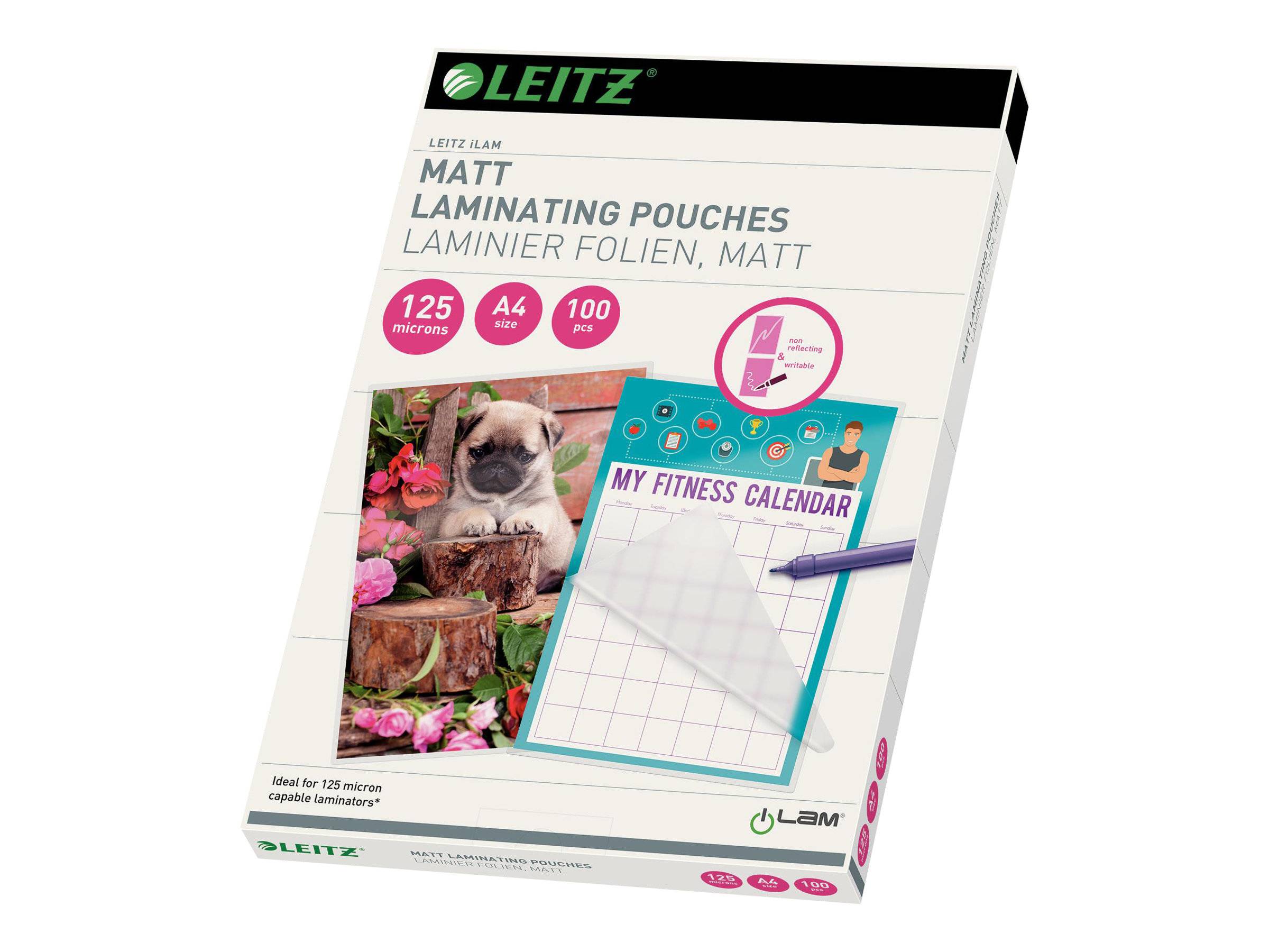 ESSELTE LEITZ - Leitz - 125 Mikron - 100er-Pack - klar - Matte Clear