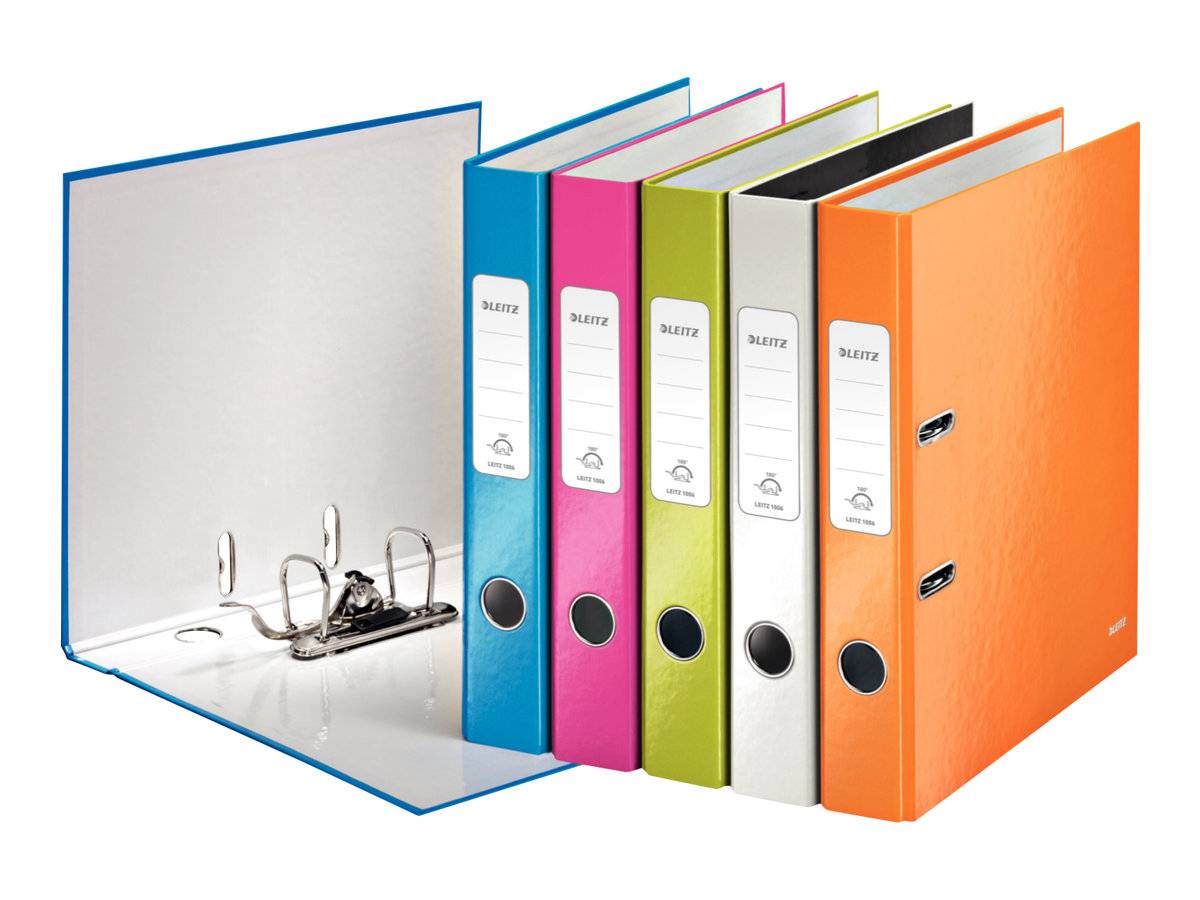 ESSELTE LEITZ - Leitz narrow / short - Ordneretiketten - für A4, C4 - Grau (Packung mit 60)