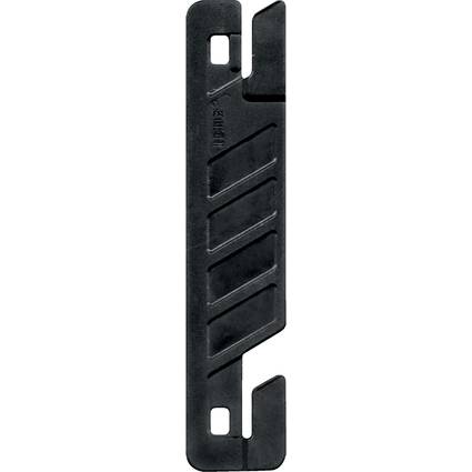 LEITZ Deckleiste für Flexofil Schlauchheftung, schwarz