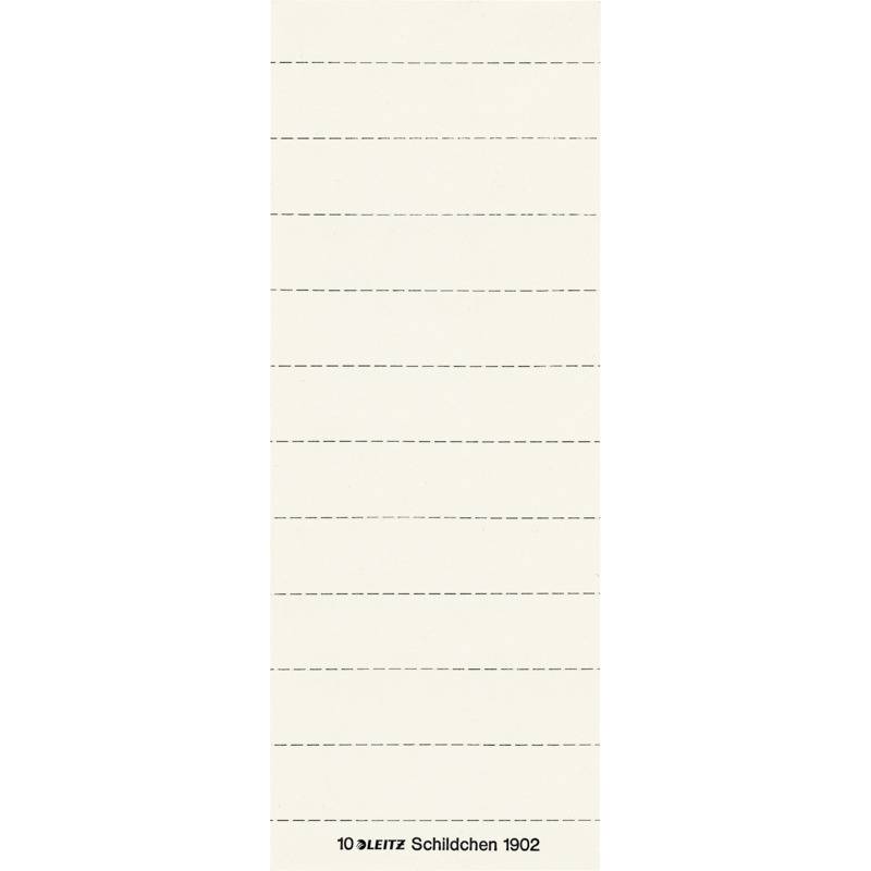 LEITZ Blanko-Beschriftungsschildchen, (B)60 x (H)14 mm, weiß