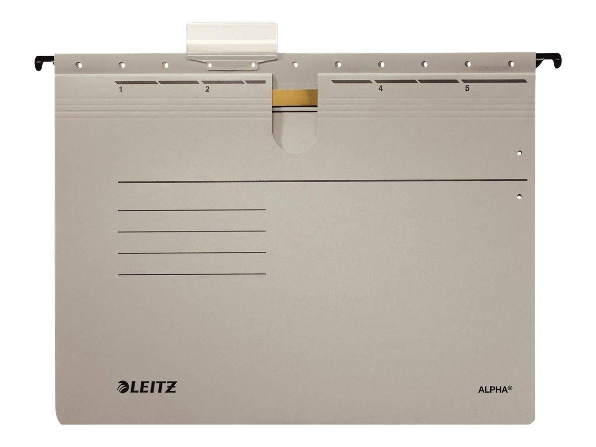 Esselte Leitz ALPHA - Hängeregister - für A4 - Grau