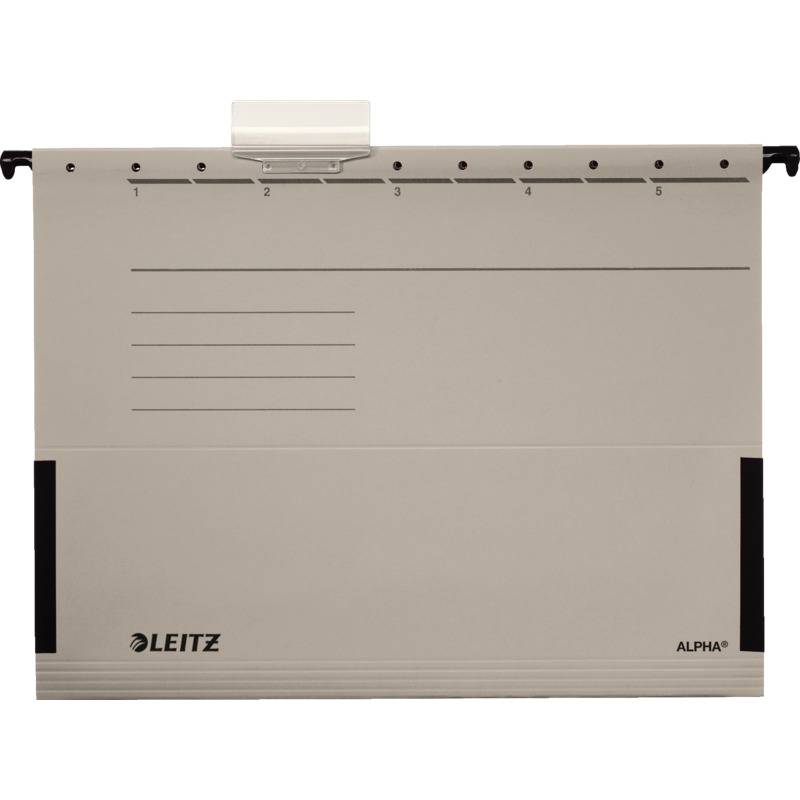 LEITZ ALPHA Hängetasche, A4, mit Fröschen, grau