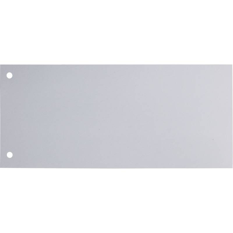 Esselte Trennstreifen, für DIN A4 Format, gelocht, weiß