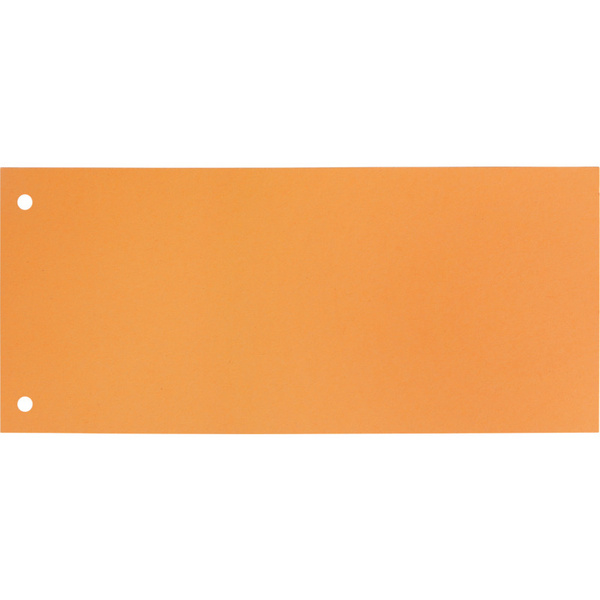 Esselte Trennstreifen, für DIN A4 Format, gelocht, orange