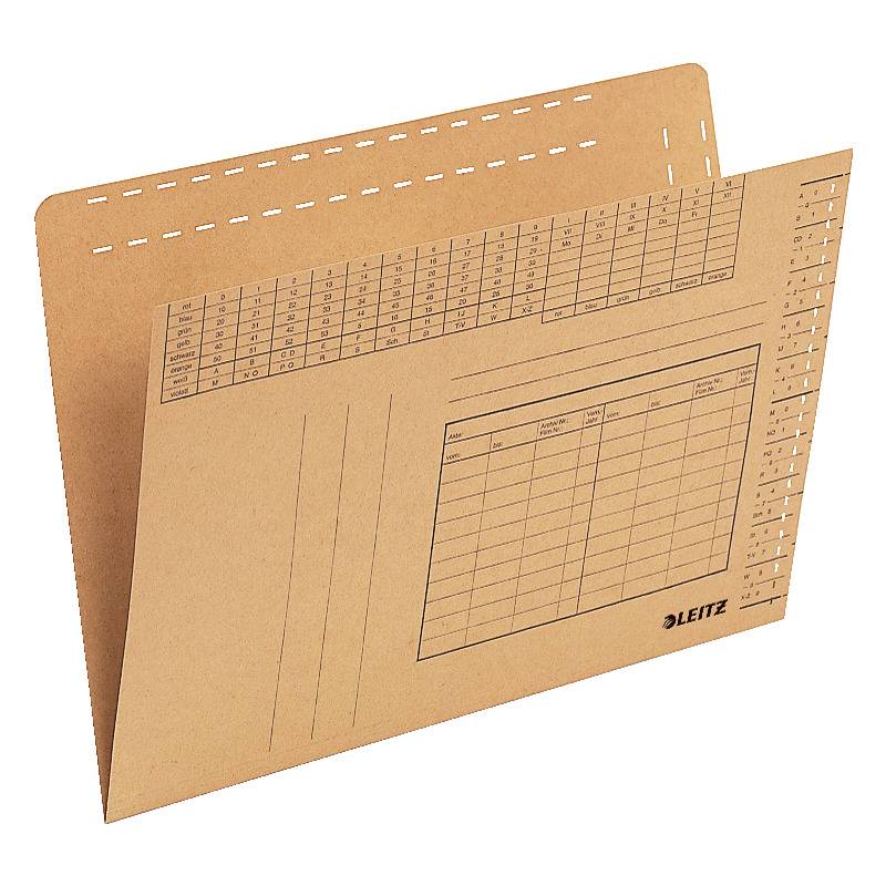 LEITZ Einstellmappe, vertikal, A4, natron