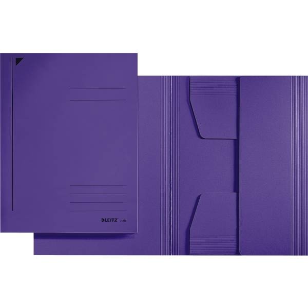 Leitz Jurismappe 39240065 DIN A4 3Klappen Karton violett