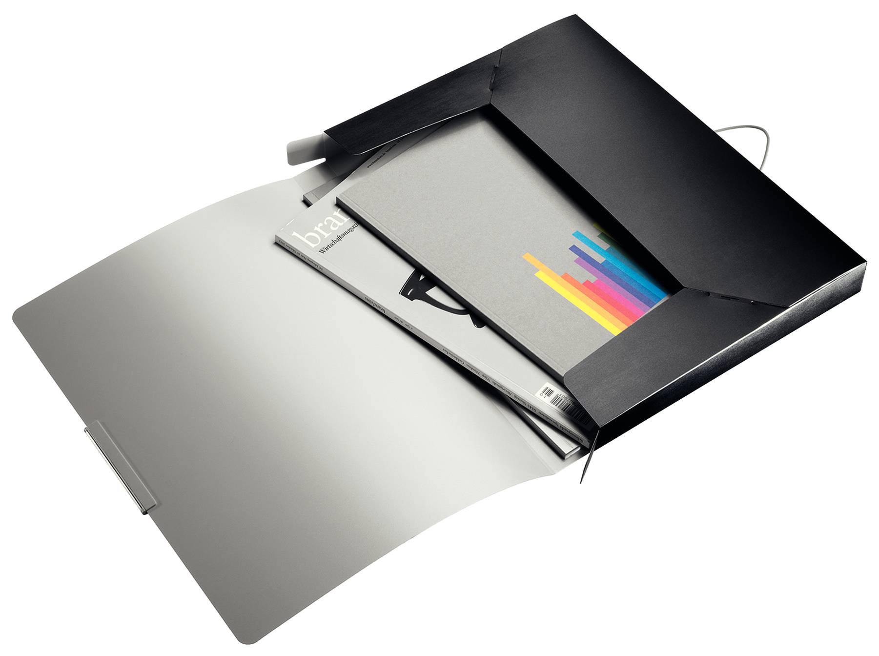 Ablagebox Style - satin schwarz