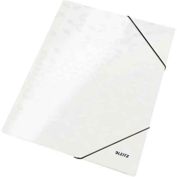 Eckspanner Wow A4 PP kaschierter Karton 300g/qm perlweiß