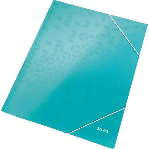 Eckspanner Wow A4 PP kaschierter Karton 300g/qm eisblau