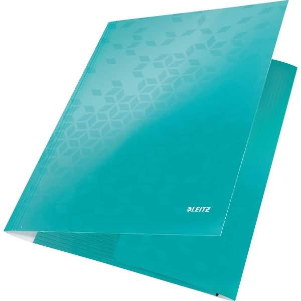 Eckspanner Wow A4 PP kaschierter Karton 300g/qm eisblau