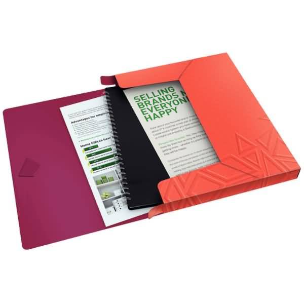 Ablagebox Urban Chic A4 PP bis 250 Blatt rot