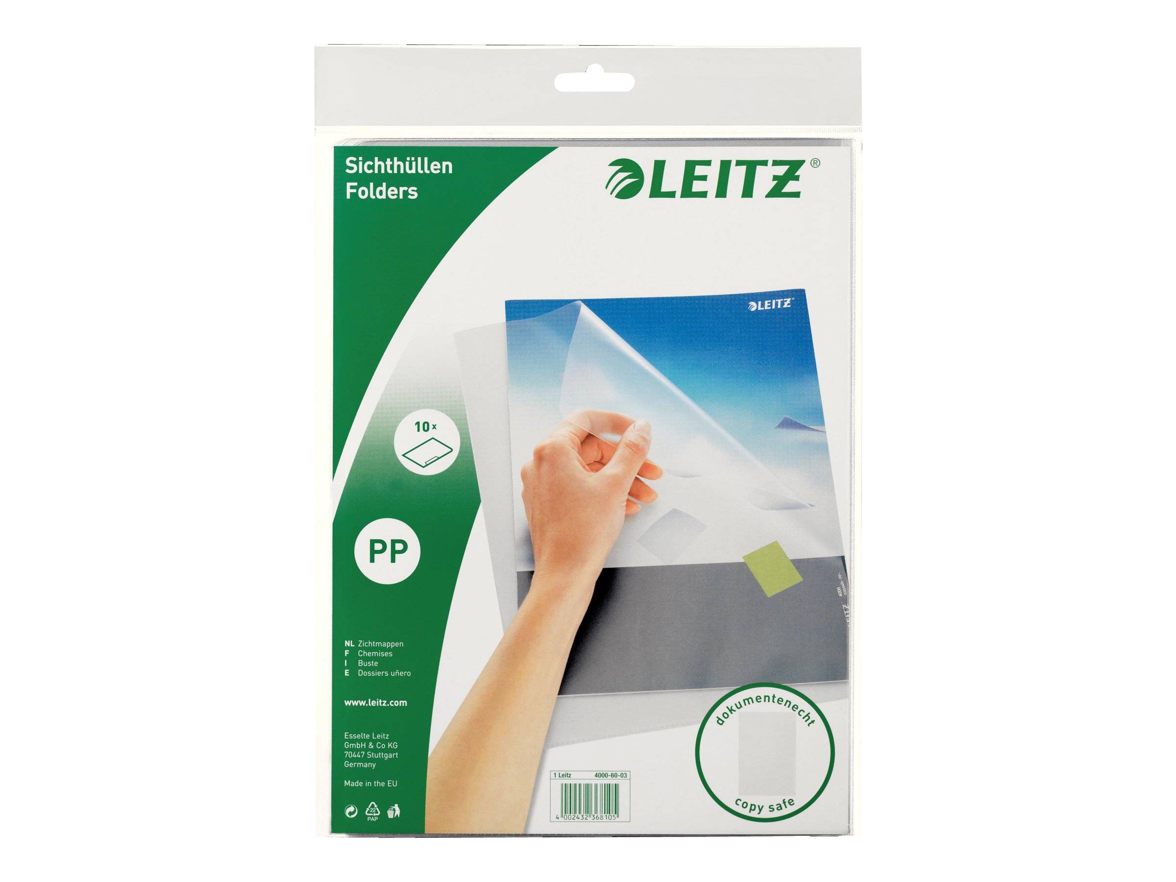ESSELTE LEITZ - Leitz Standard - L-förmiger Ordner - für A4 (210 x 297 mm)