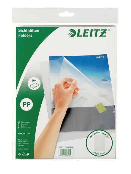 Esselte Leitz Standard - L-förmiger Ordner - für A4 (210 x 297 mm)