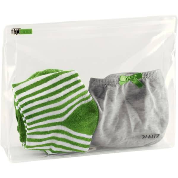 Reise-Zip-Beutel M mit Boden transparent VE=2 Stück