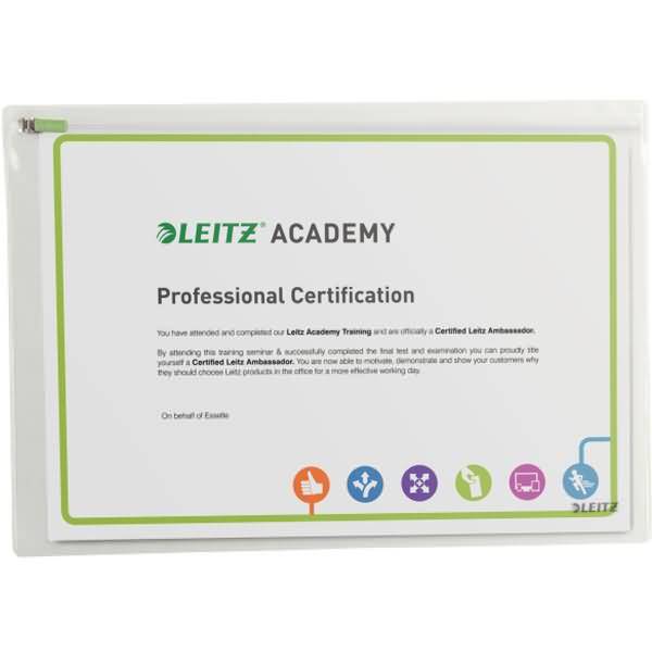 Reise-Zip-Beutel L transparent VE=2 Stück