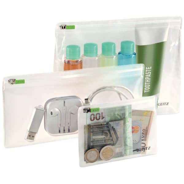 Reise-Zip-Beutel XS M L transparent VE=3 Stück