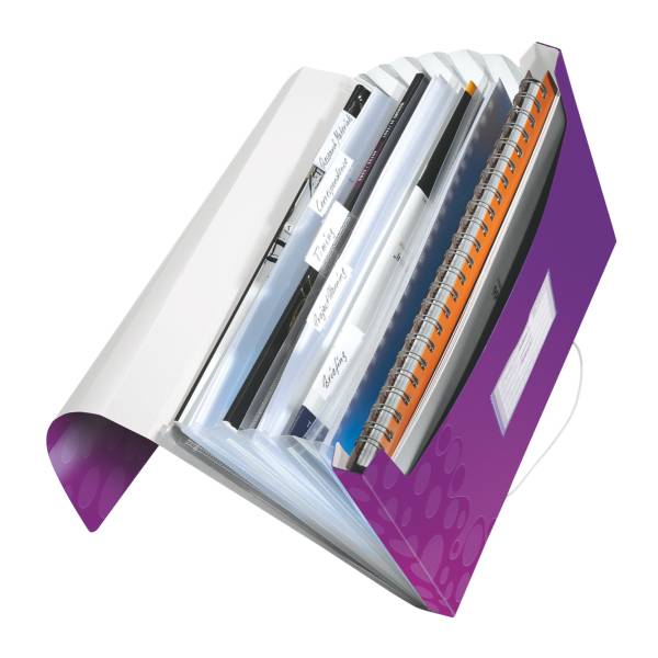 Esselte Leitz WOW - Dokumenttasche - Erweiterung - 6 Fächer - 6 Teile - für A4 (210 x 297 mm)
