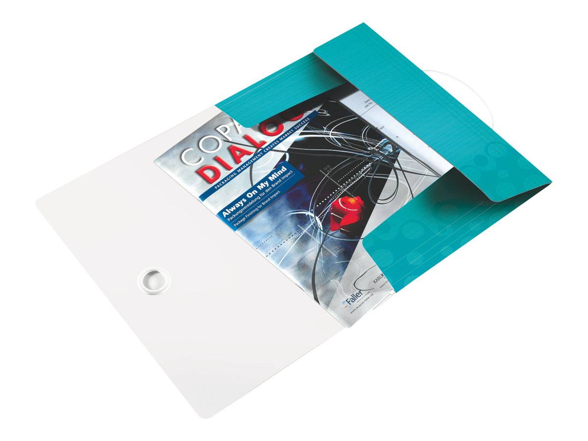 Esselte Leitz WOW - Aktenmappe mit 3 Klappen - Rückenbreite: 15 mm - für A4 (210 x 297 mm)