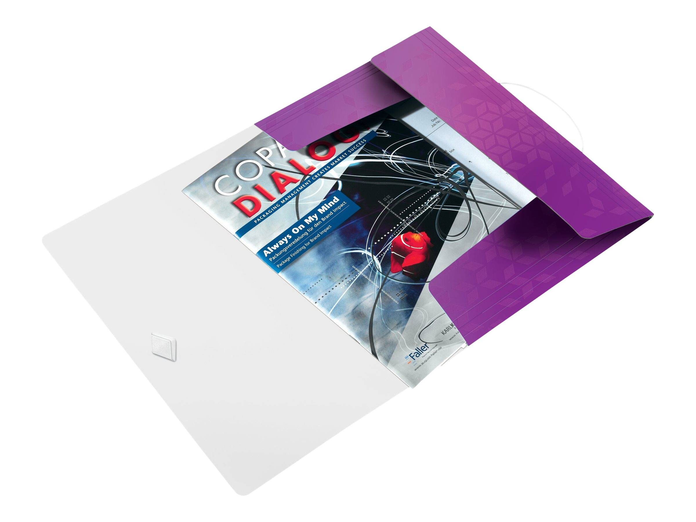 ESSELTE LEITZ - Leitz WOW - Aktenmappe mit 3 Klappen - Rückenbreite: 15 mm - für A4 (210 x 297 mm)