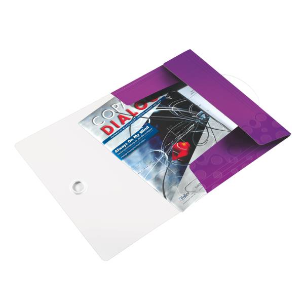 Esselte Leitz WOW - Aktenmappe mit 3 Klappen - Rückenbreite: 15 mm - für A4 (210 x 297 mm)