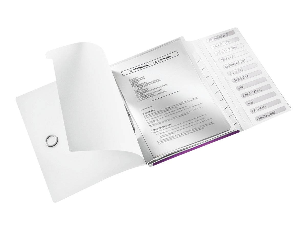 ESSELTE LEITZ - Leitz WOW - Gliederungsordner - 12 Fächer - 12 Teile