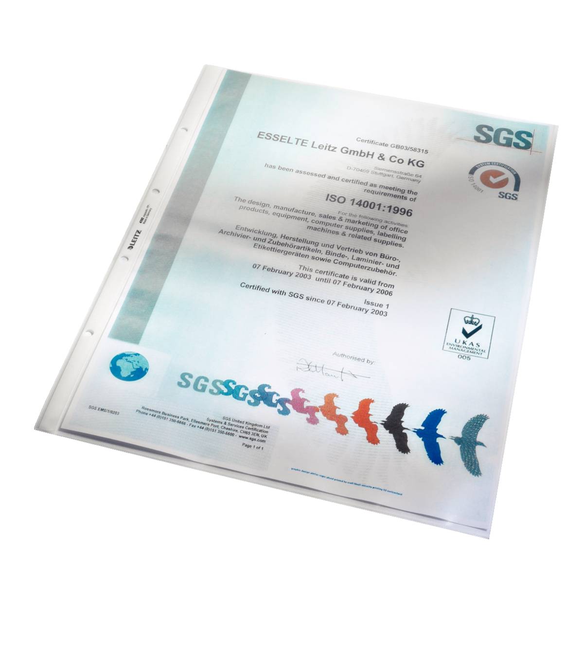 Esselte Leitz Schutzhülle - für A3 (Packung mit 50)