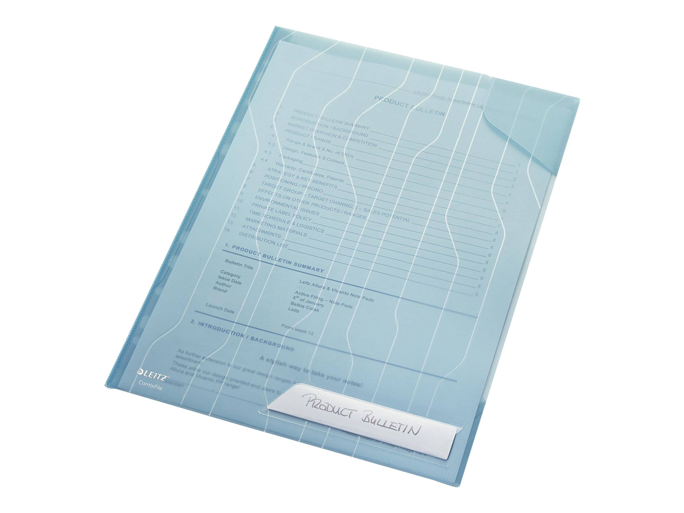 ESSELTE LEITZ - Leitz - L-förmiger Ordner - für A4 - Kapazität: 40 Blätter