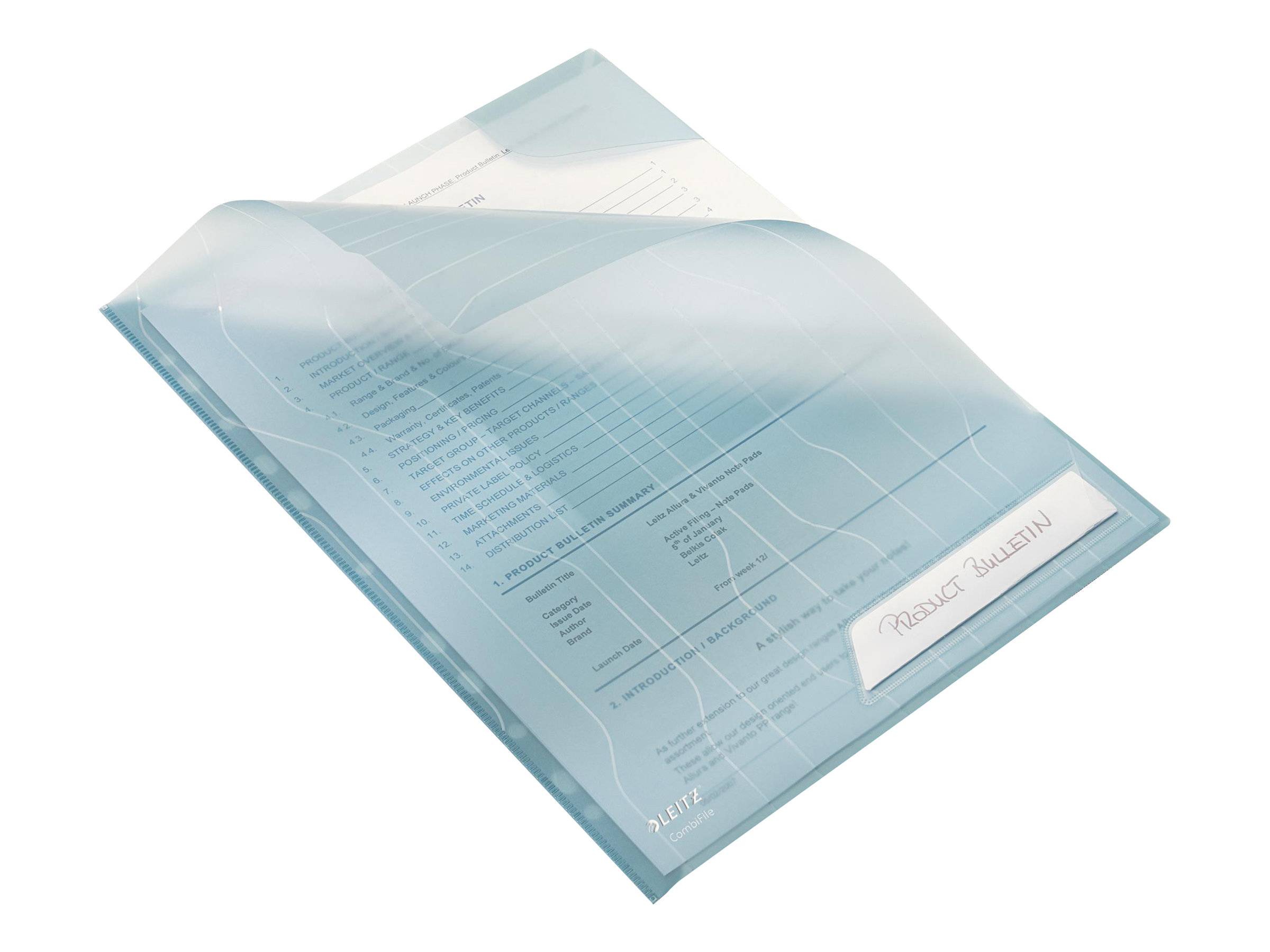 ESSELTE LEITZ - Leitz - L-förmiger Ordner - für A4 - Kapazität: 40 Blätter