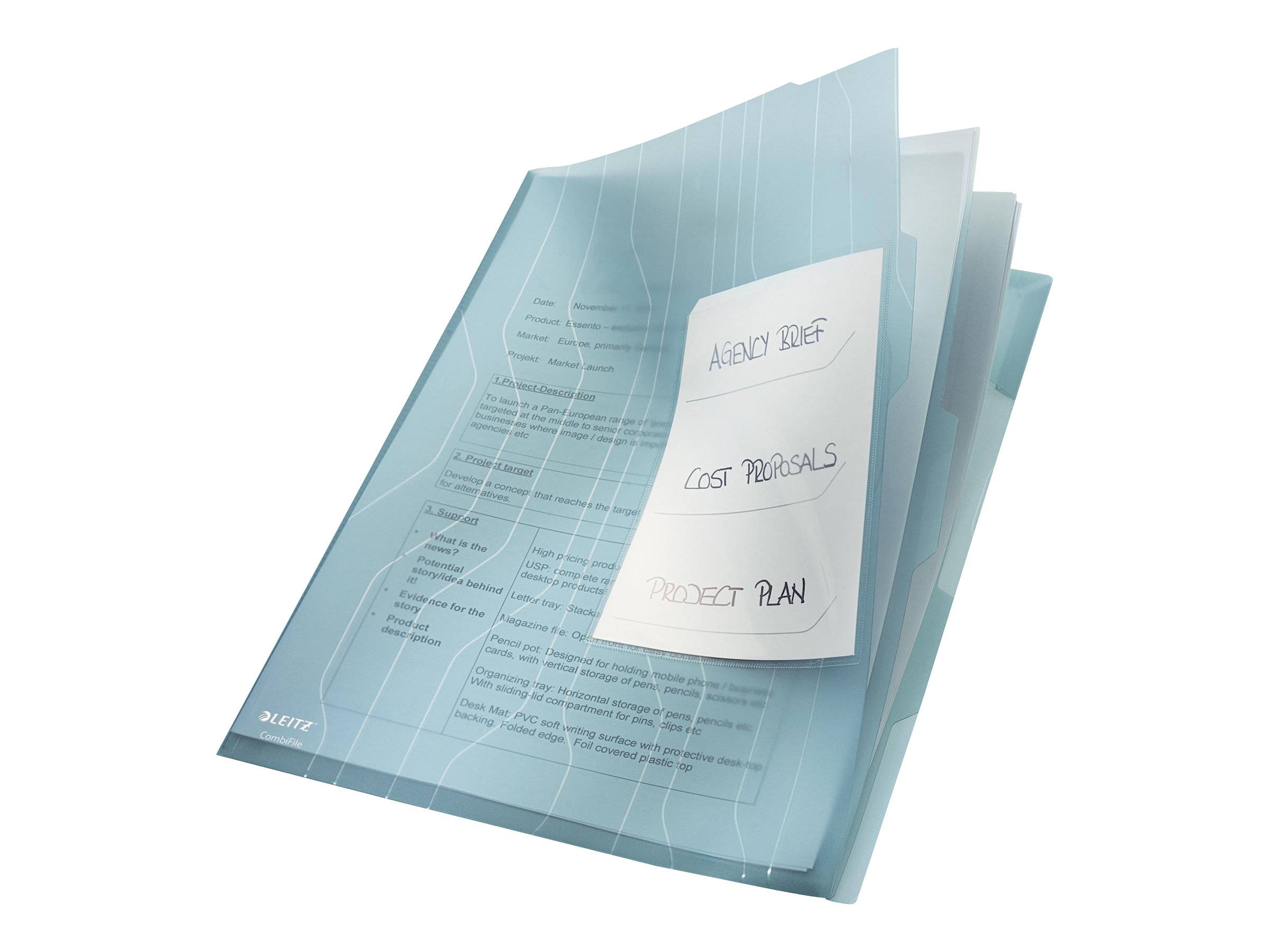 ESSELTE LEITZ - Leitz CombiFile - L-förmiger Ordner - 3 Teile